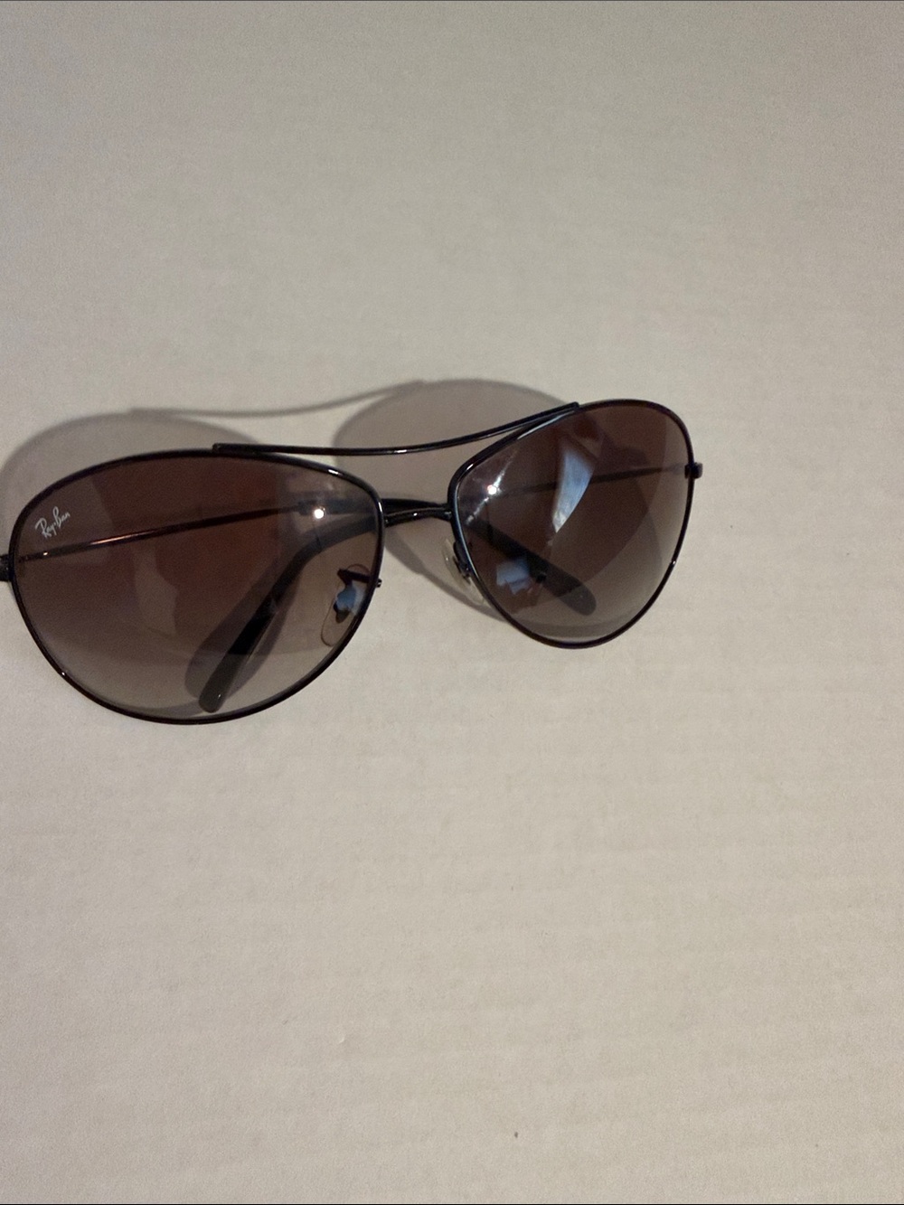 Ray-Ban Women's Brown Gradient Aviator Sunglasses